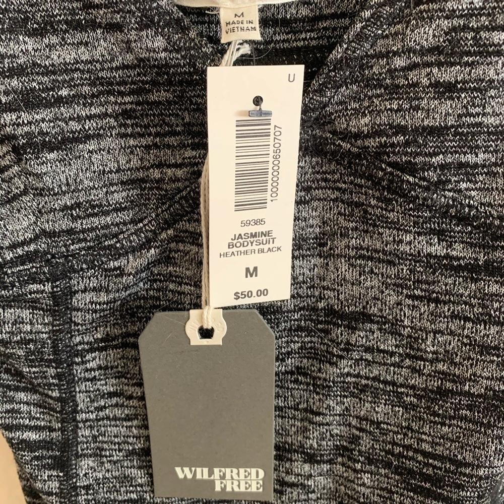 Dark Grey Aritzia Wilfred Free Jasmine Bodysuit - Picture 6 of 6